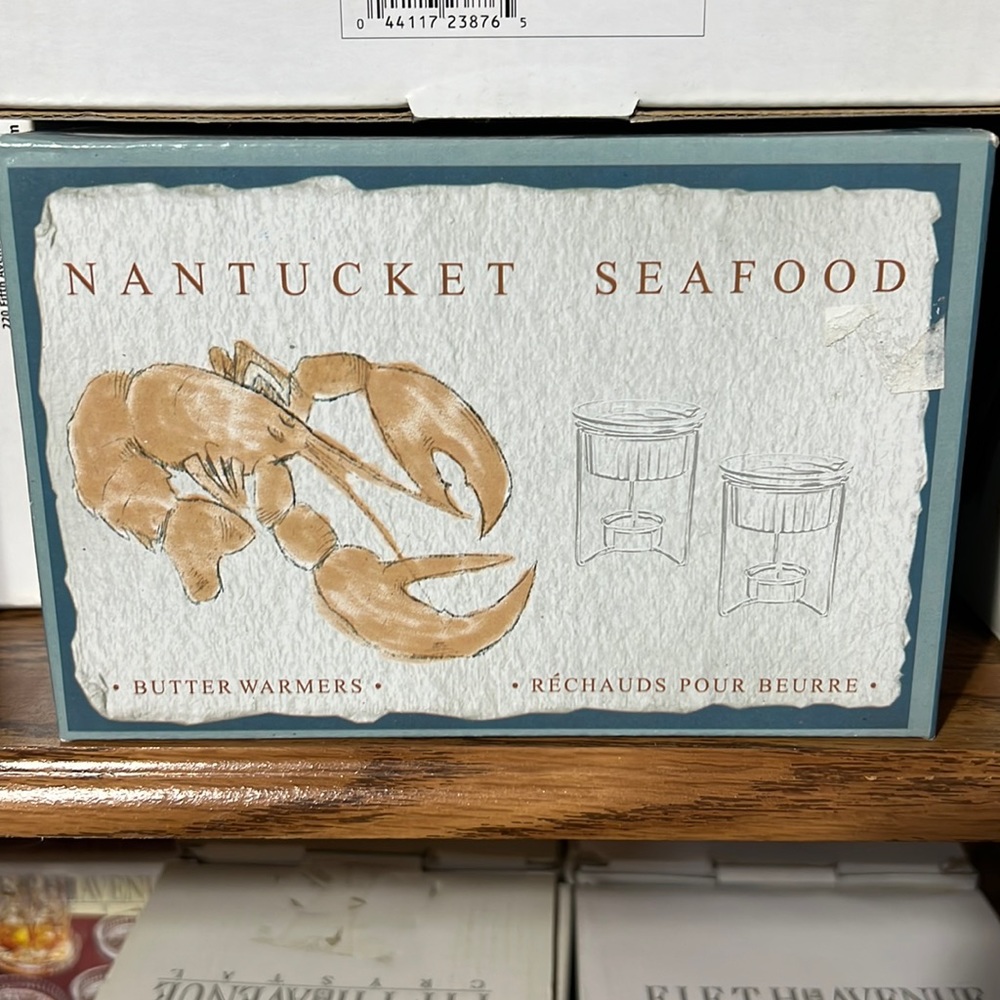 NWOT Nantucket Seafood Butter Warmers